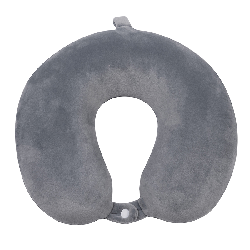 Solid-color U-shaped pillow, memory foam, comfortable driving travel neck pillow, airplane pillow, office prone sleep and midday rest neck pillow Application Scenario