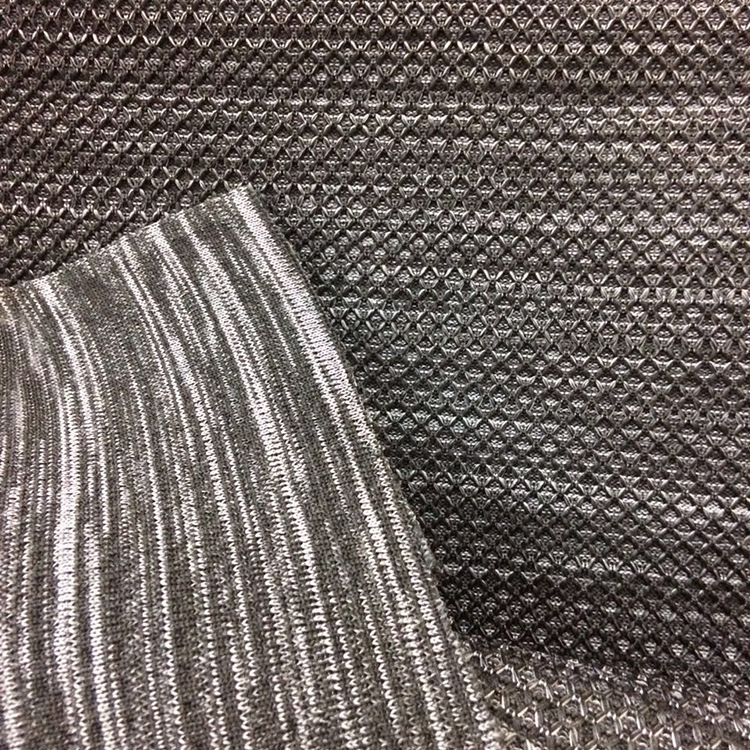 Factory direct sales of fine-grained colored woven fabric, random texture mixed color interwoven blended chemical fiber fabric, small particle pattern flying woven fabric details Picture