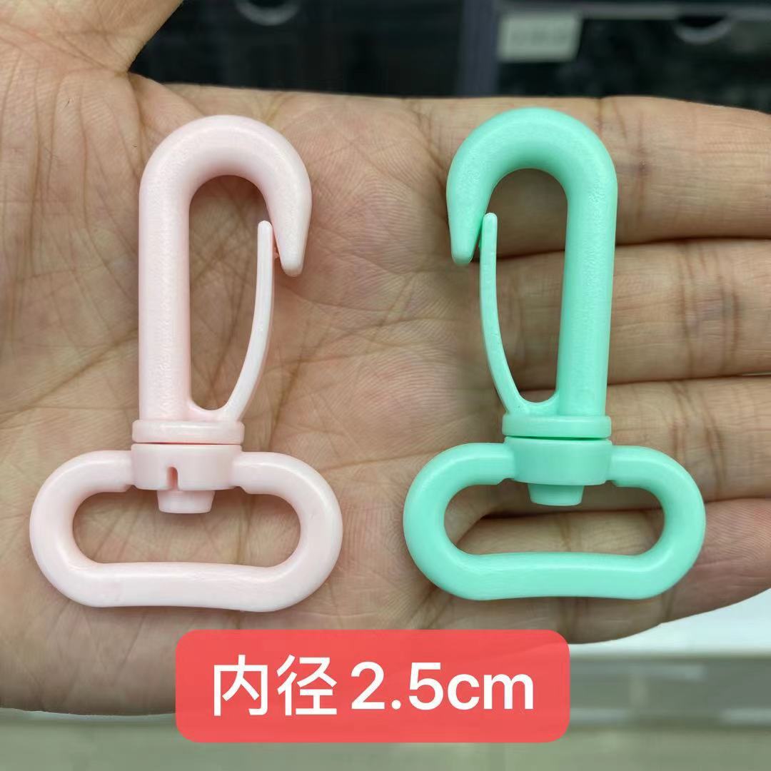 In-stock color plastic adjustable buckle, three-level and four-level buckle, bag and backpack hooks, color rotating hooks, quick delivery details Picture