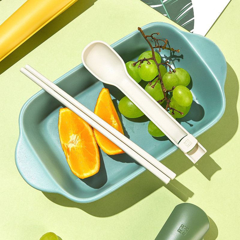 可折叠餐具/便携餐具实物图