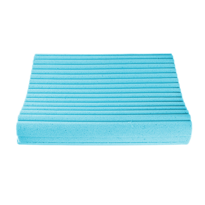 Arc-shaped ice fiber crushed sponge pillow, memory foam slow rebound pillow, bamboo fiber space memory foam single person pillow custom-made Specification drawing