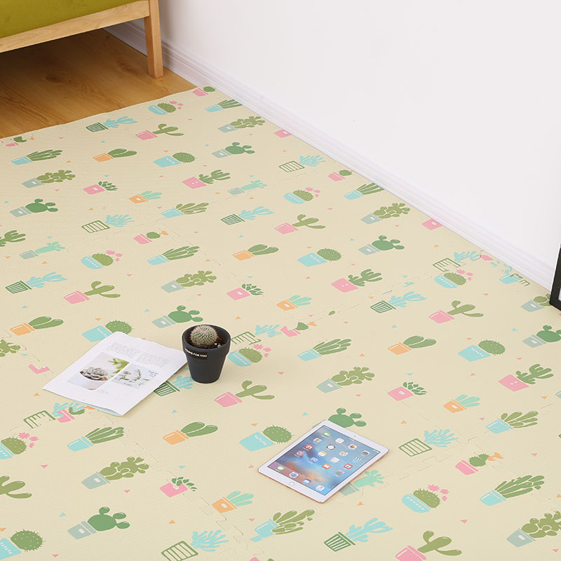 泡沫拼接地垫宝宝爬行垫家用卧室海绵垫儿童卡通爬爬垫拼图地板垫细节图