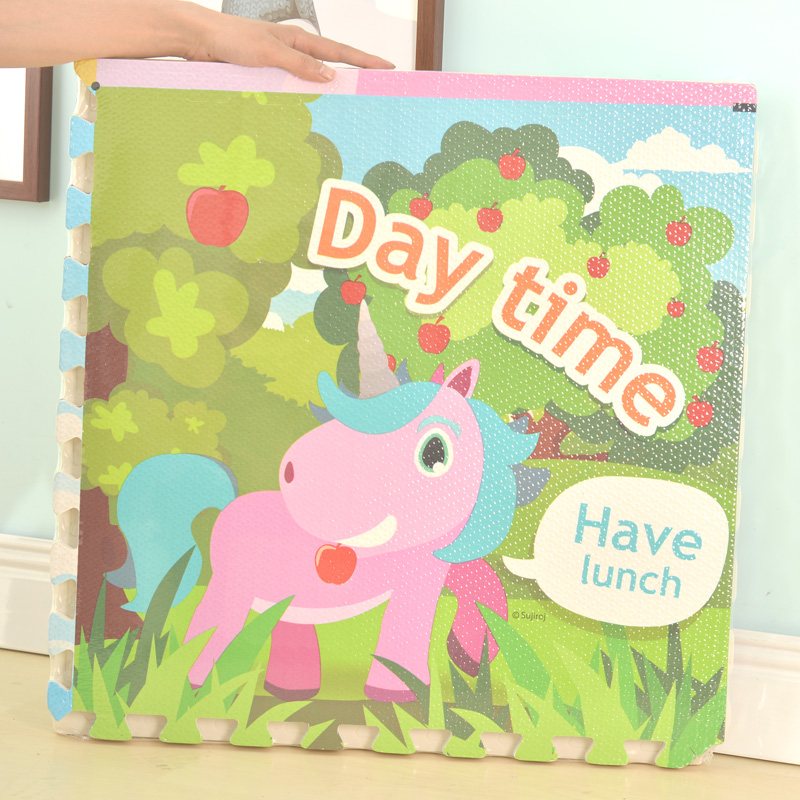 泡沫地垫拼接带图案客厅大号儿童拼图地垫宝宝婴儿爬行垫爬爬垫子