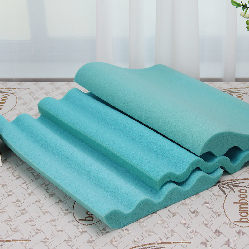 Irregular-shaped wire-cut pillow core, slow rebound, sponge layer cutting, memory adjustable, memory foam cutting pillow full figure