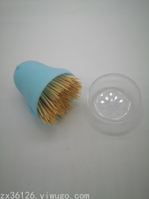 Creative cute smiley face tumbler toothpick bottle toothpick hotel home