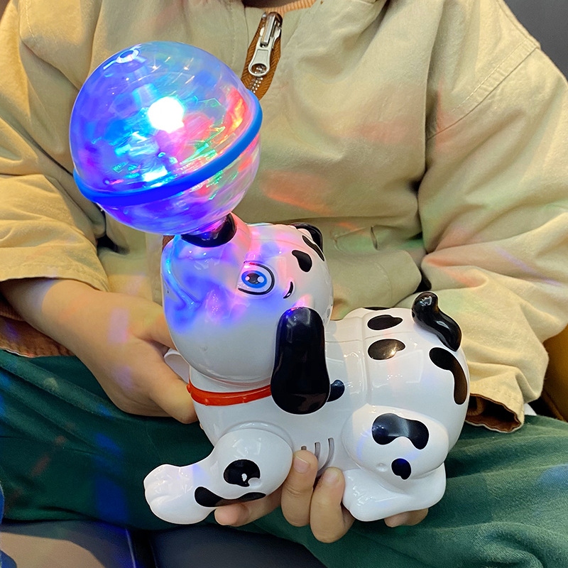 Children's electric dancing, universal projection, rotating dog, light, music, rotating puppy, educational toys for boys and girls Application Scenario