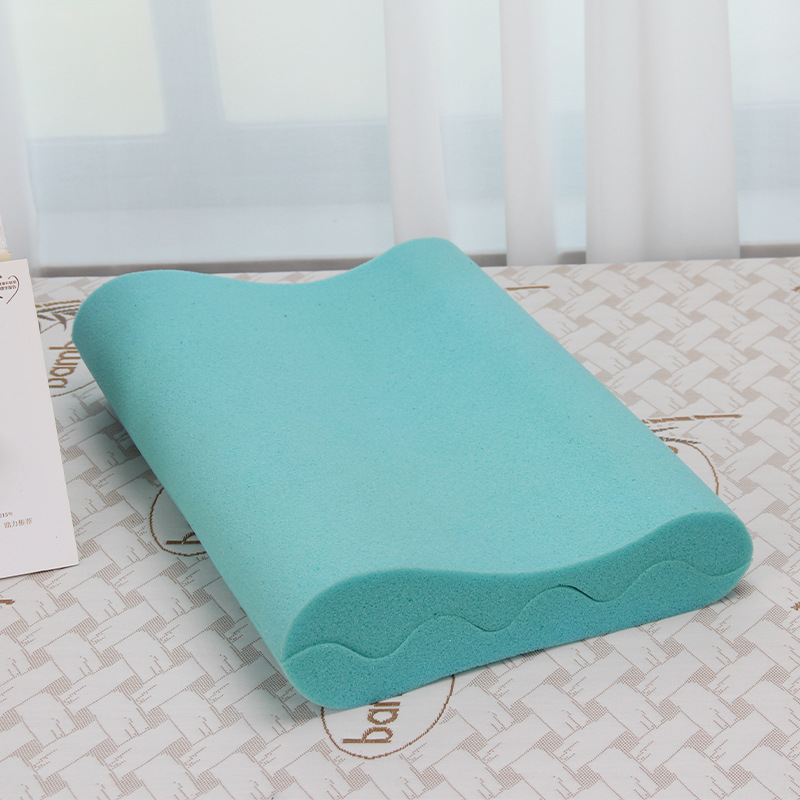 Irregular-shaped wire-cut pillow core, slow rebound, sponge layer cutting, memory adjustable, memory foam cutting pillow Specification drawing