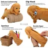 Plush toy dog pen case bag, plush pen case, cartoon pen case, dog pen case, cartoon dog pen case, student pen case Application Scenario