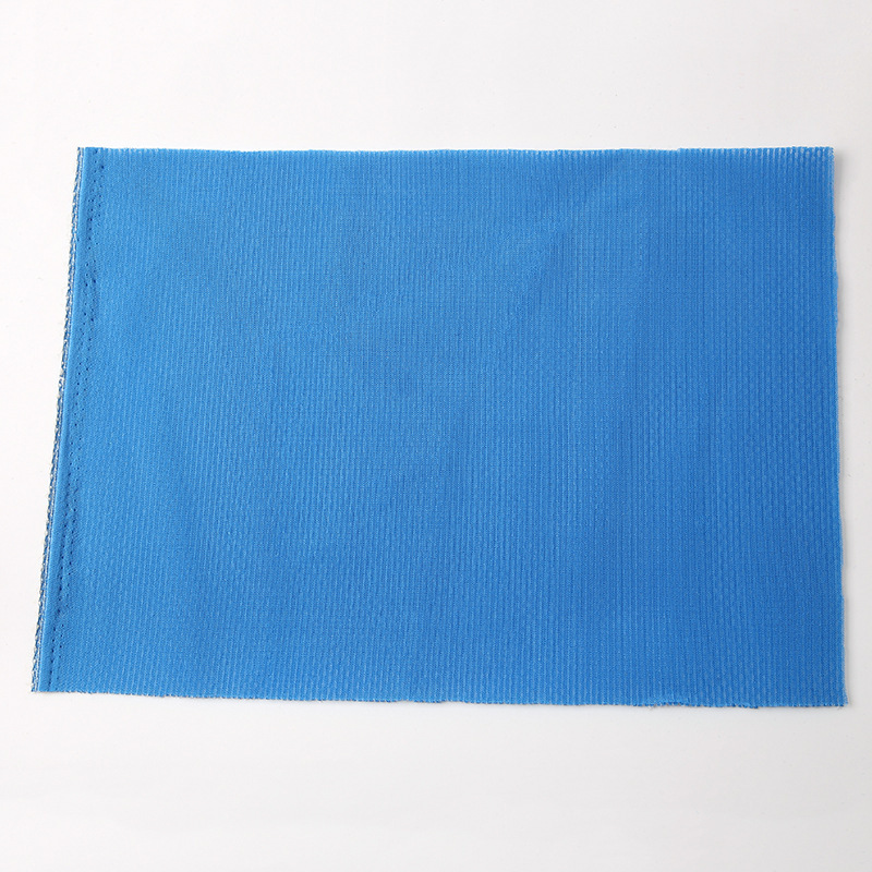 Wholesale blue polyester sandwich mesh fabric, elastic mesh fabric, luggage, shoe materials, sportswear mesh fabric Application Scenario