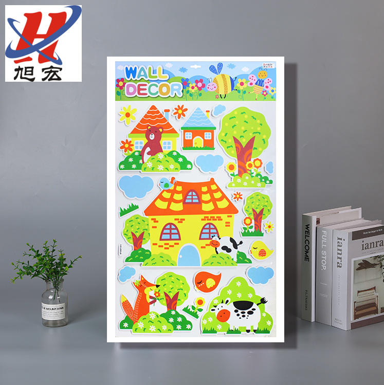 3D three-dimensional EVA wall sticker Foam sticker sticker Kindergarten sticker sticker discount goods