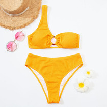 2021 New wavy sexy split bikini for women