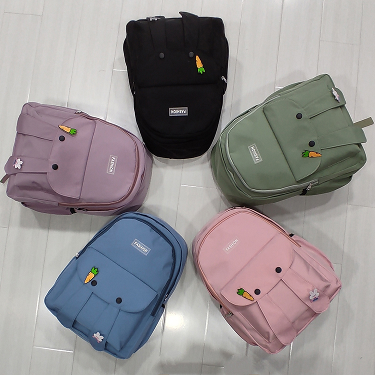 Yiding Bag ST Rabbit Ear -3 Schoolbag for Girls, Korean version, High school and junior high school students, backpack for both shoulders