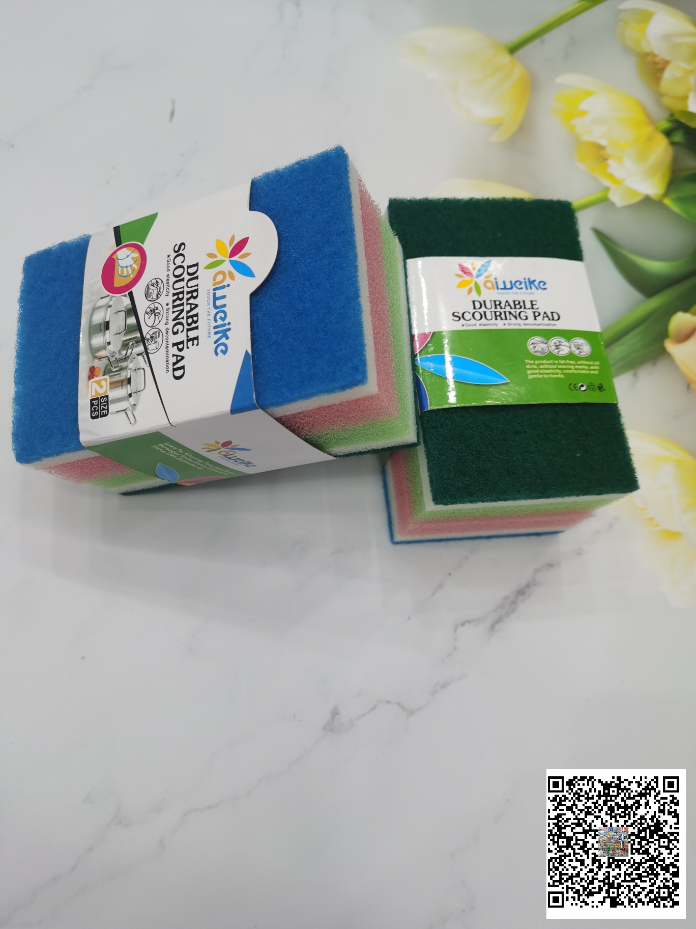 抹布、百洁布、洗碗巾实物图