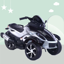 儿童电动车三轮电动摩托车宝宝智能玩具车电动越野车沙滩车电瓶车