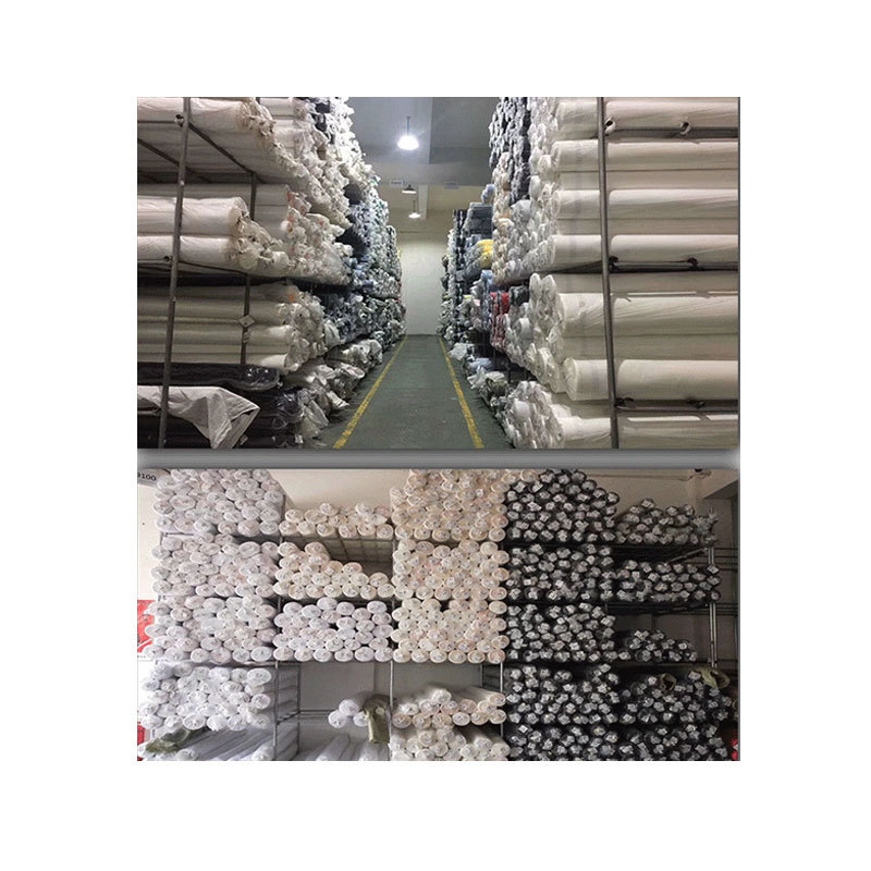 In stock, this is a fabric for fashionable women's school uniforms and trousers made of stretchy tweed and four-sided elastic knitted fabric Application Scenario