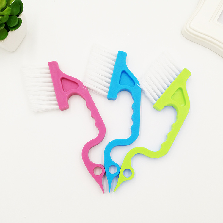 Swan shape hand-held groove door and window gap brush kitchen and bathroom groove cleaning brush air conditioning outlet wind shutter brush