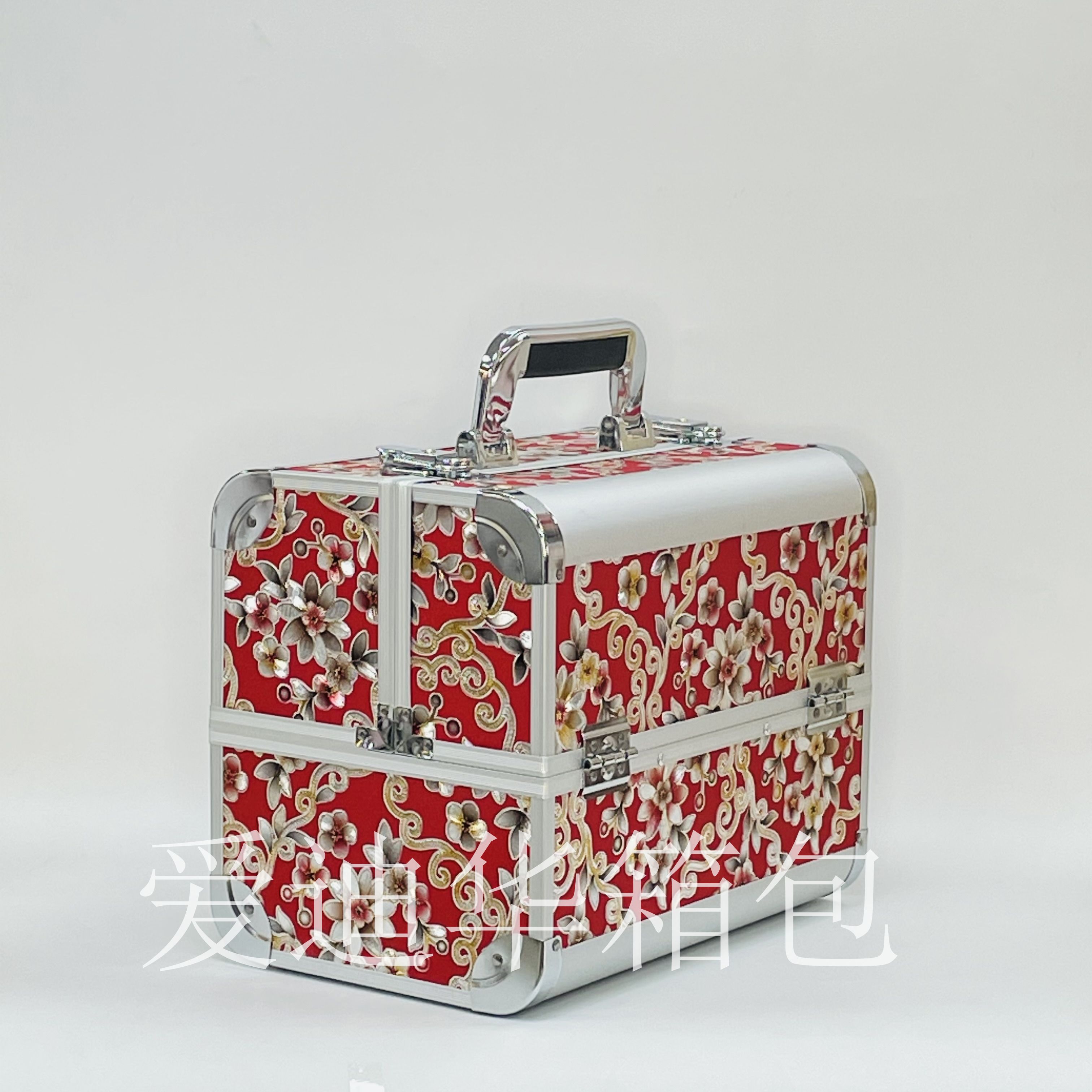 Aidihua 2021 New Style Huateng Chinese Style Professional Beauty, manicure, makeup and makeup Storage Special Makeup box Application Scenario
