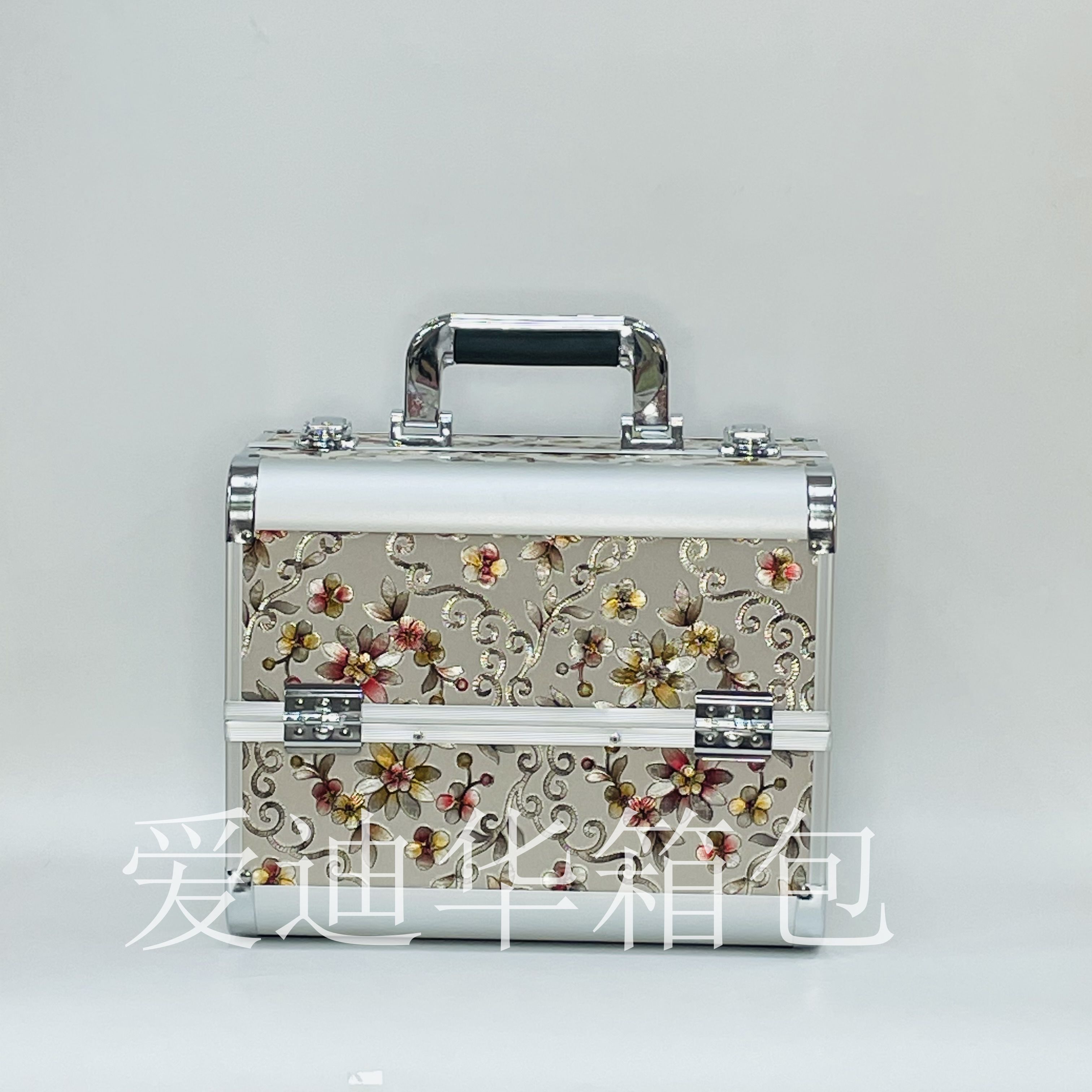 Aidihua 2021 New Style Huateng Chinese Style Professional Beauty, manicure, makeup and makeup Storage Special Makeup box details Picture