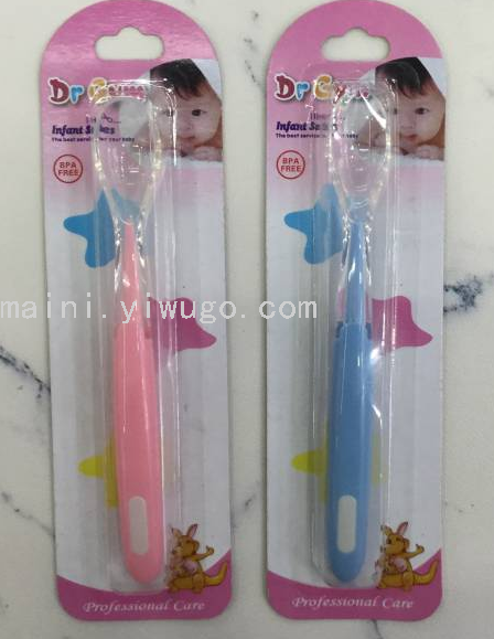 Baby silicone soft spoon for newborns to feed fruit puree for meals