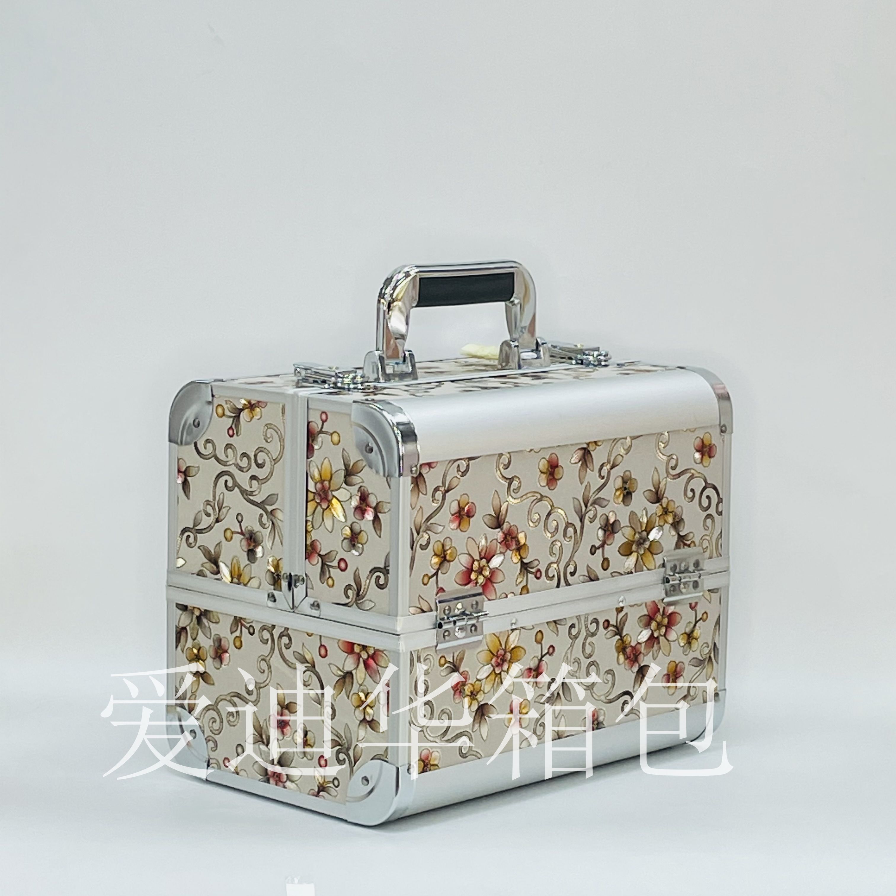 Aidihua 2021 New Style Huateng Chinese Style Professional Beauty, manicure, makeup and makeup Storage Special Makeup box