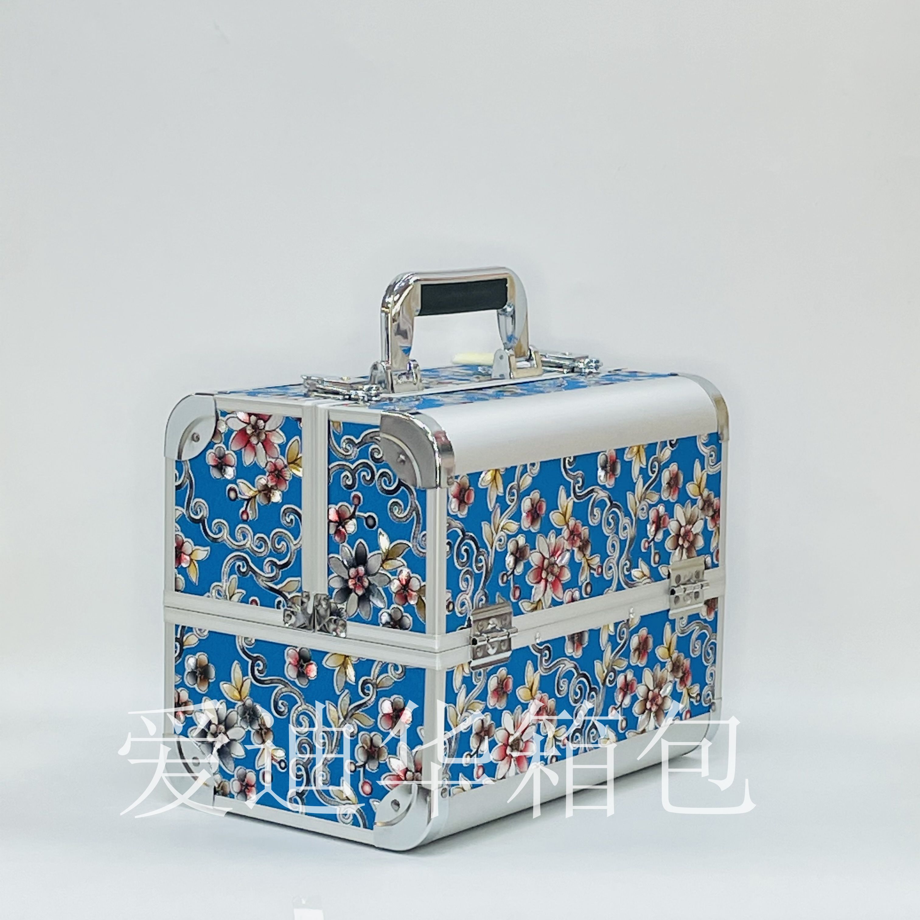 Aidihua 2021 New Style Huateng Chinese Style Professional Beauty, manicure, makeup and makeup Storage Special Makeup box Specification image