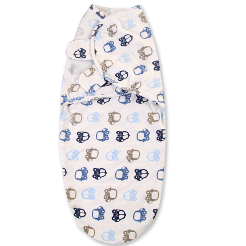 Summer And Fall Swaddling Swaddle For Newborns Single Cotton Anti-Kick Sleeping Bag Cartoon Swaddle Is Available All Year Round Specification drawing
