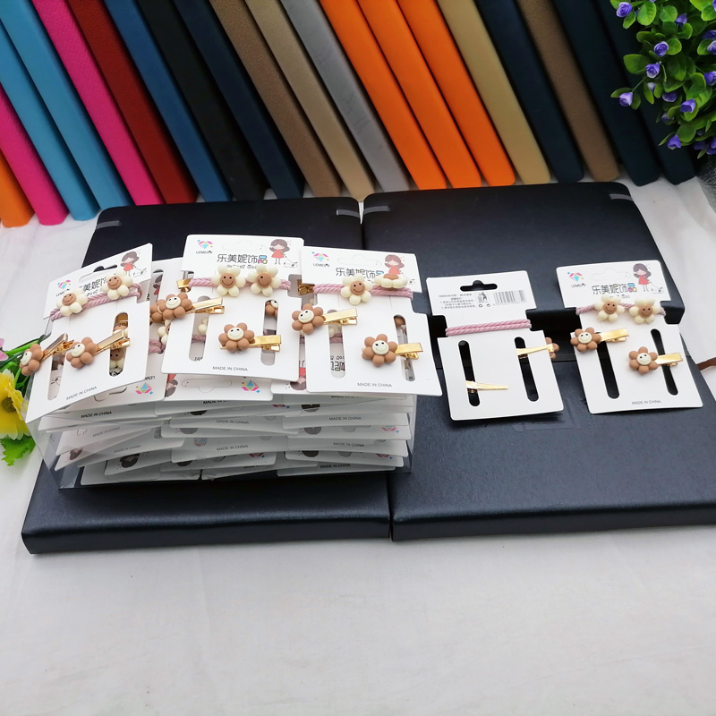 A2331 fashionable duck clip + rubber band combination hair band, hair tie, hair tie, head accessory, Japanese and Korean accessories 2-yuan store wholesale Application Scenario