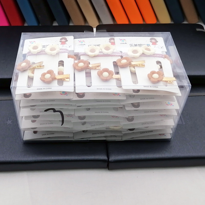 A2331 fashionable duck clip + rubber band combination hair band, hair tie, hair tie, head accessory, Japanese and Korean accessories 2-yuan store wholesale details Picture