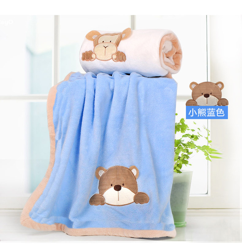 Soft Fleece Baby Blanket Fleece Blanket Children's Blanket Spring And Autumn Home Drape Cover Blanket Specification drawing