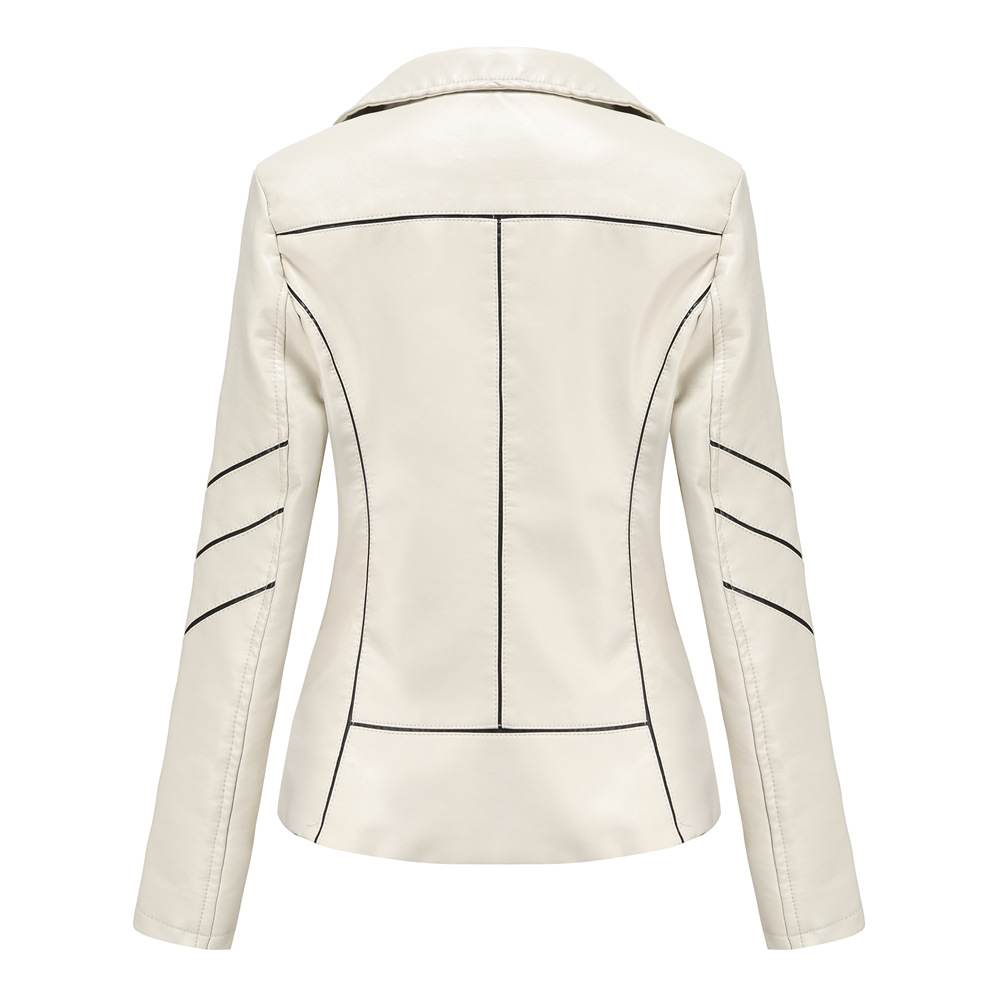 2021 Cross-border exclusive export leather jackets for women, thin PU short jackets, spring and autumn jackets, wish new motorcycle suits for women Application Scenario
