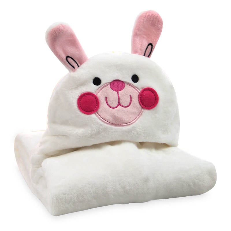 Foreign Trade Children's Blanket Frog Cartoon Children's Mantle Bag By Baby Mantle Baby Home Woven Bath Towel details Picture