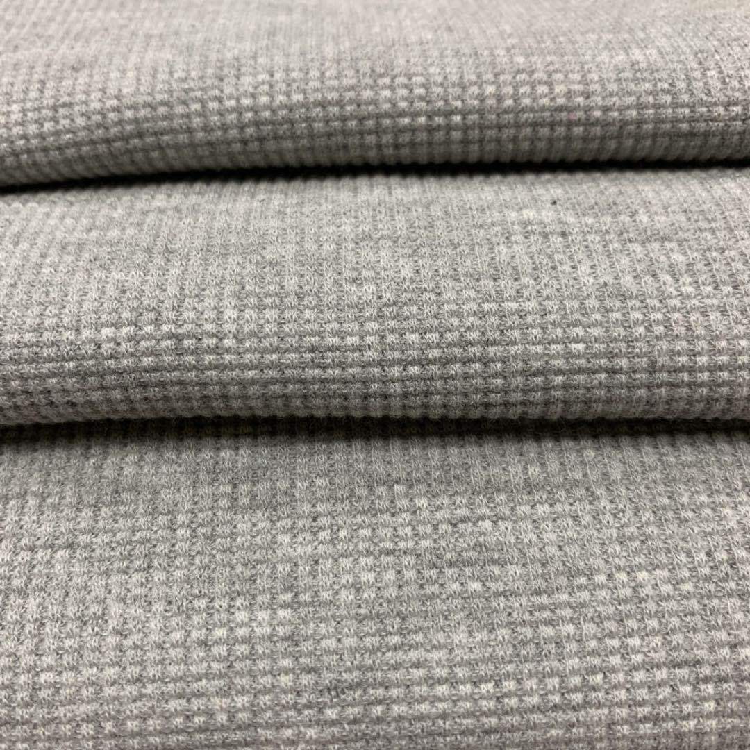 The manufacturer supplies TC linen gray spandex Waffle check cotton-polyester stretch-frame waffle check T-shirt and pajamas fabric Application Scenario