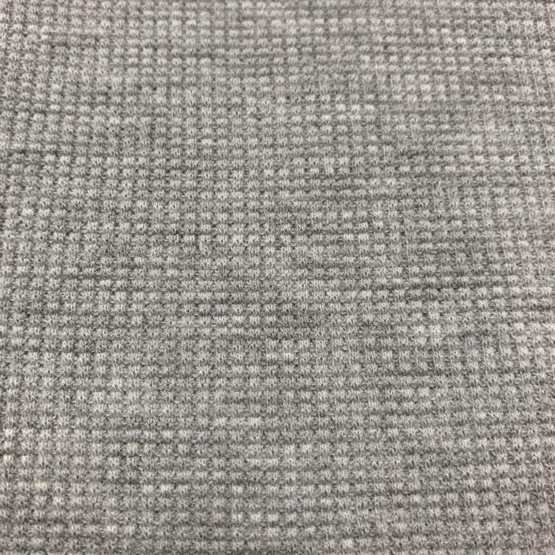 The manufacturer supplies TC linen gray spandex Waffle check cotton-polyester stretch-frame waffle check T-shirt and pajamas fabric Specification image