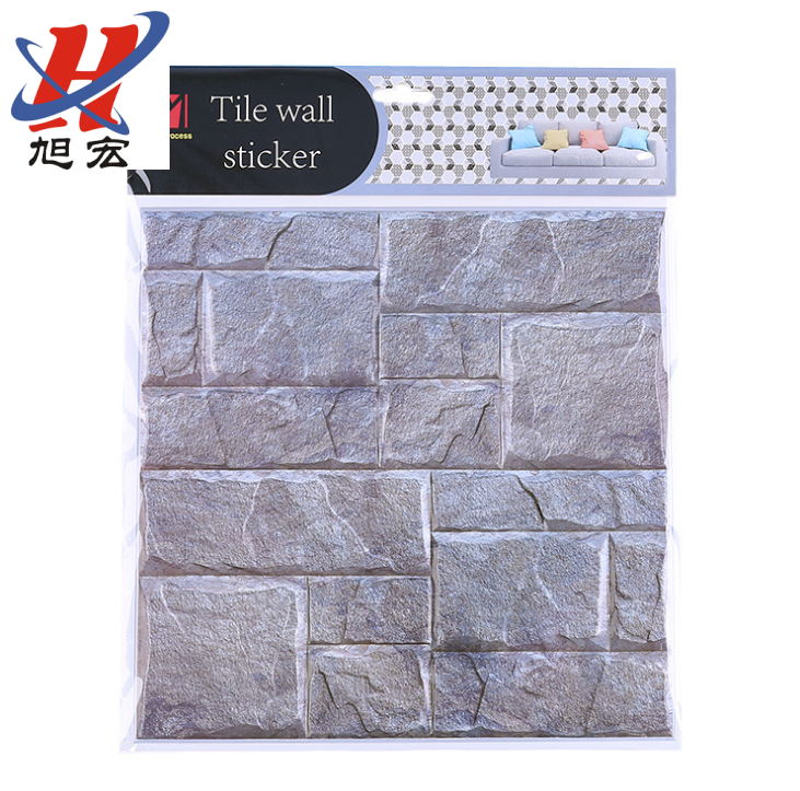 Customized wall tiles for home decoration, PVC concave-convex vacuum-formed wall tiles, creative Nordic simulation 3d stereoscopic