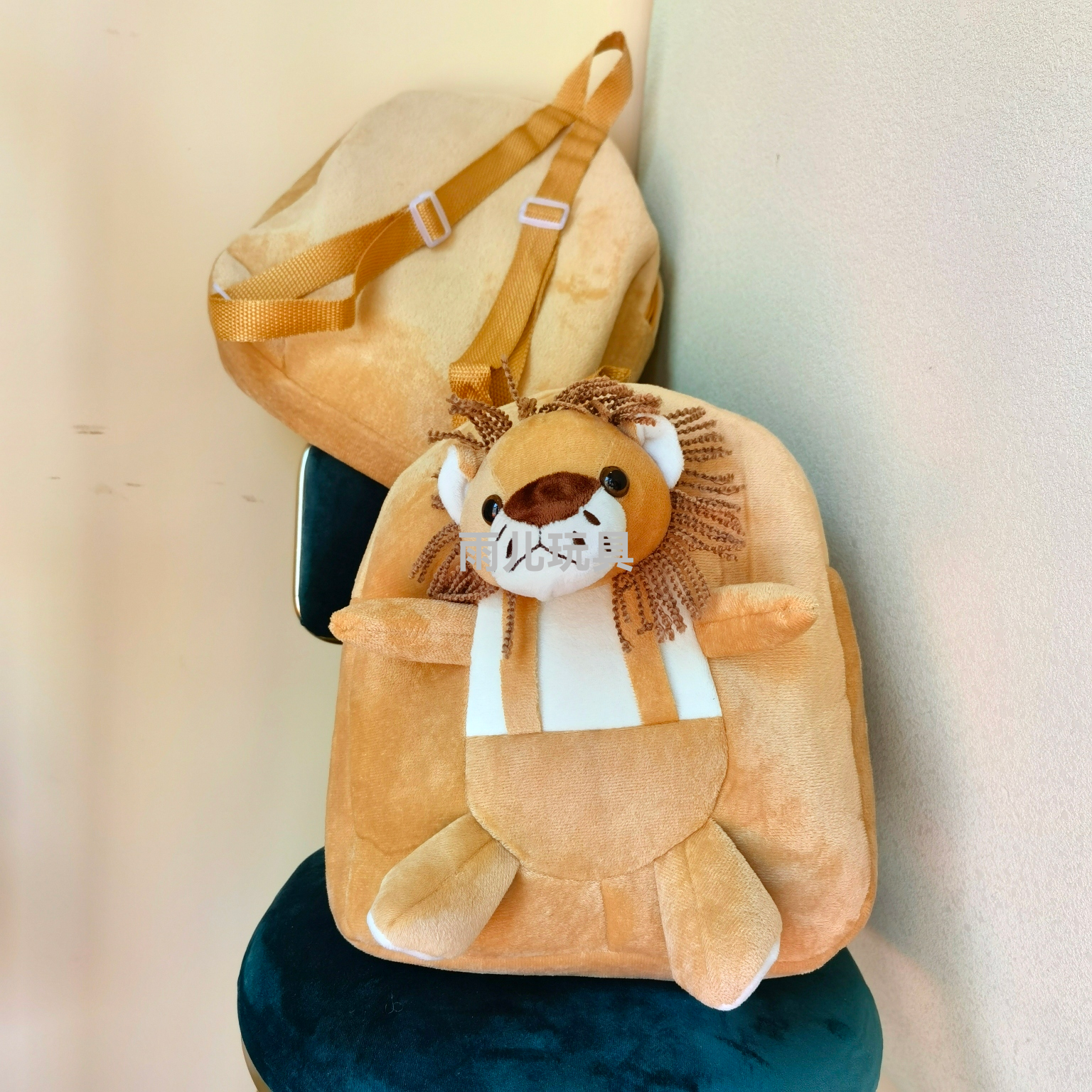 Plush toy bags, children's schoolbags, tiger schoolbags, lion, tiger, deer children's schoolbags, backpacks, open backpacks Item Picture