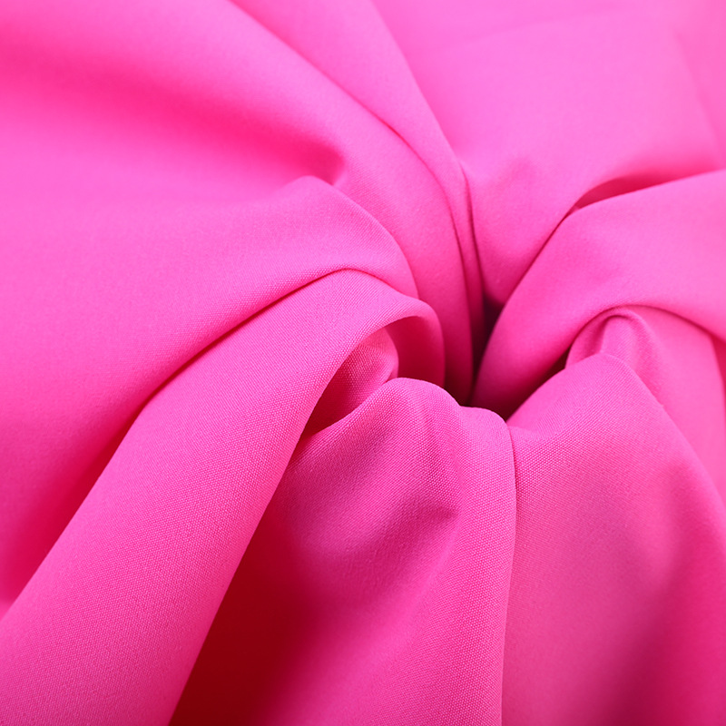 Manufacturers Spot Matte Plain Fabric Spring And Summer Uniform Polyester Rolle Fabric details Picture