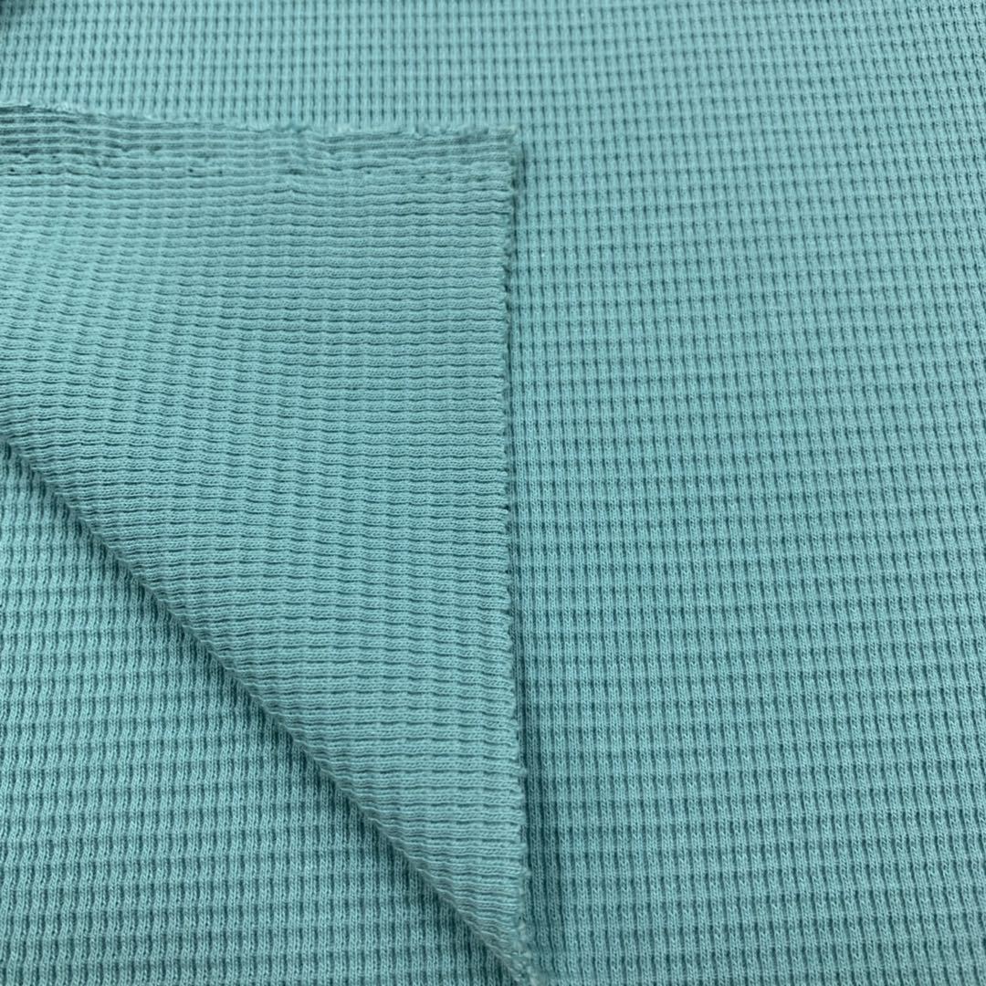 The manufacturer supplies 16s all-cotton knitted waffle and all-cotton teak waffle clothing bathrobes Item Picture