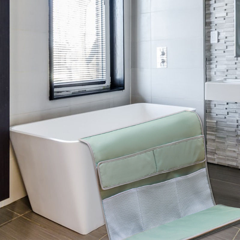 The new baby bathtub bath mat, baby bath net frame, anti-slip bath mat can be used for both sitting and lying Item Picture