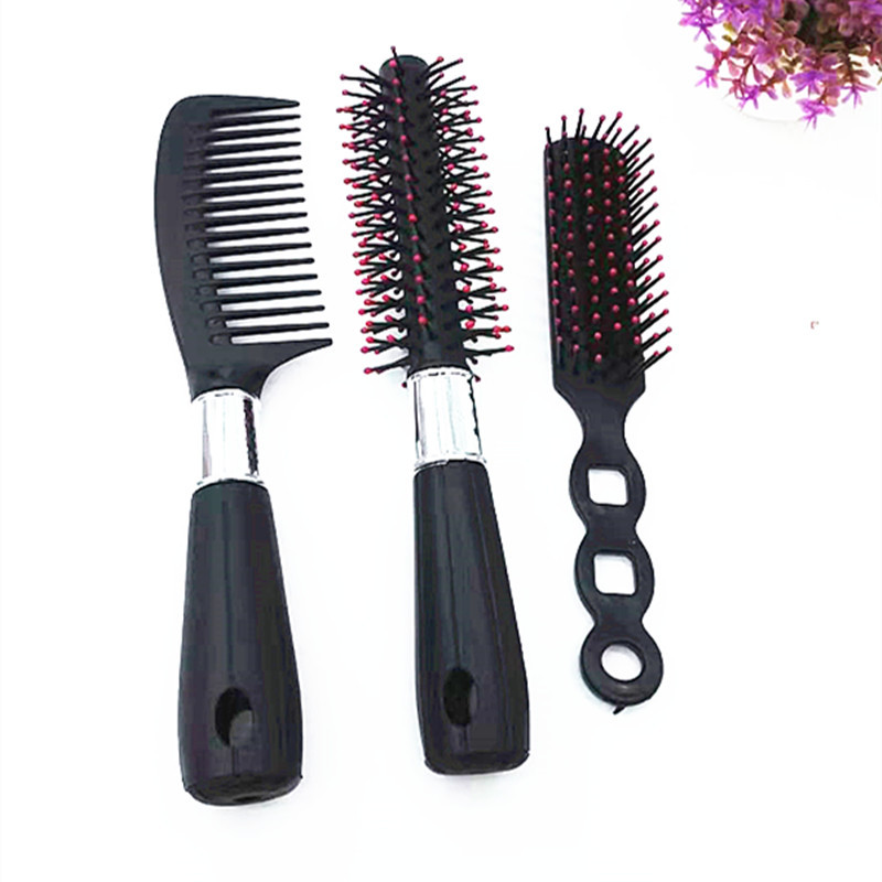 Three-piece set of combs for hair care, wholesale products in Yiwu, two-yuan wholesale products, two-yuan goods Item Picture
