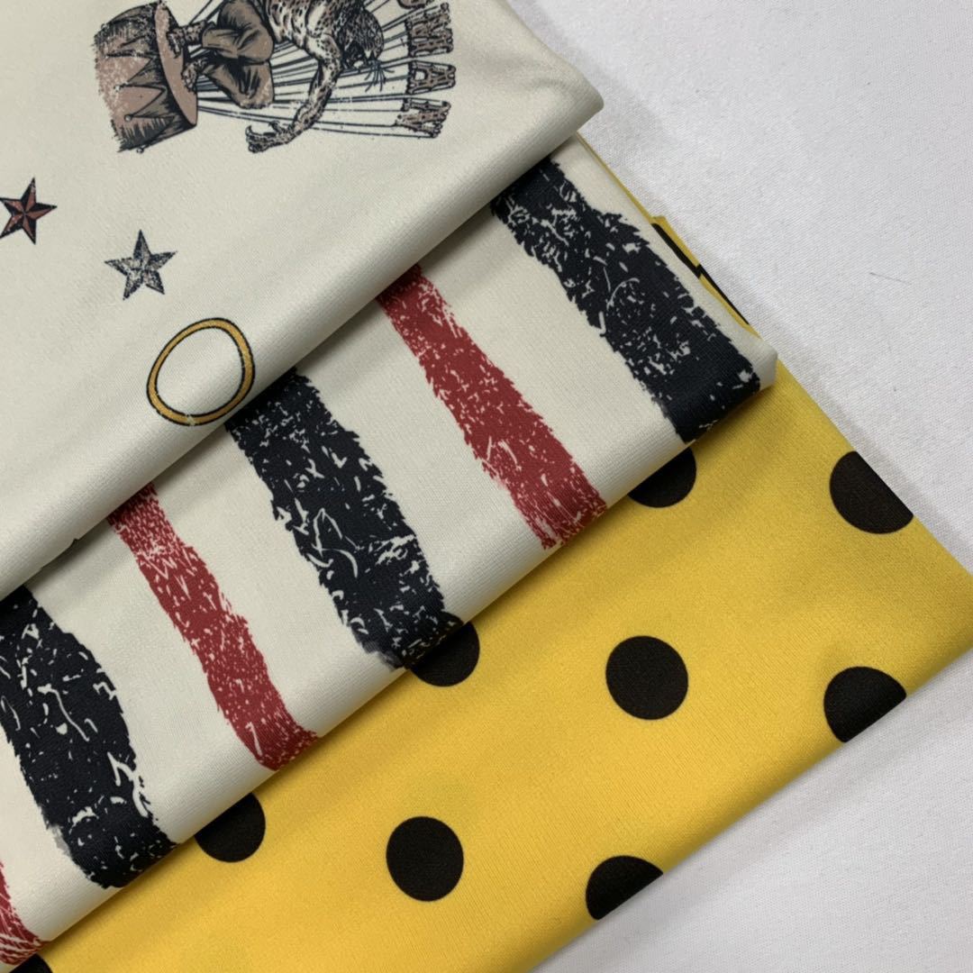 The manufacturer supplies full polyester Roman fabric printing (dots), Roman fabric transfer printing/paper printing Specification image