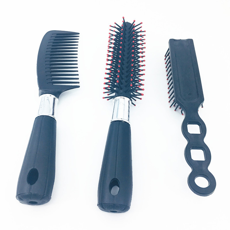 Three-piece set of combs for hair care, wholesale products in Yiwu, two-yuan wholesale products, two-yuan goods Specification image