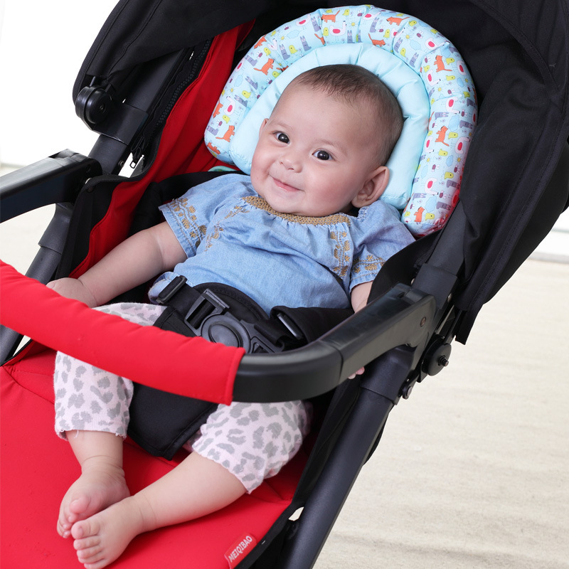 Baby stroller protective U-shaped pillow, head protection seat, neck protection U-shaped baby pillow manufacturer's wholesale in stock details Picture