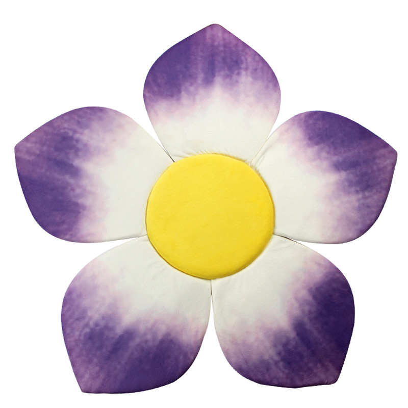 New petal bath pad, baby petal bath pad, newborn gradient color bathroom anti-slip bath pad, bath bag Specification image