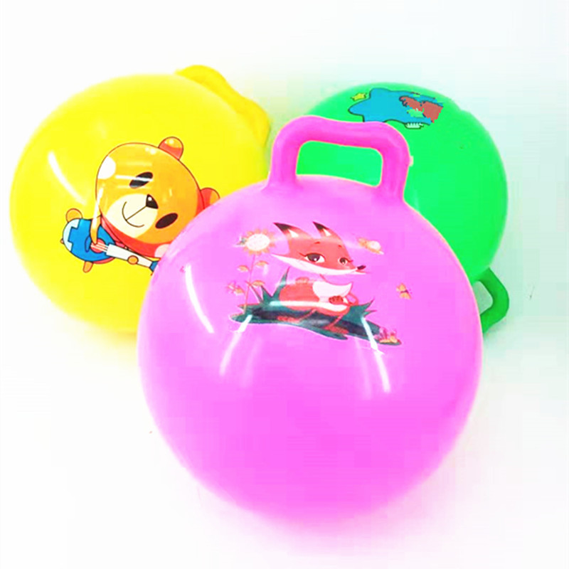 Children's toys: Inflatable balls, patting balls, kindergarten babies, children's handle balls, cartoon pattern elastic balls, small rubber balls Specification drawing