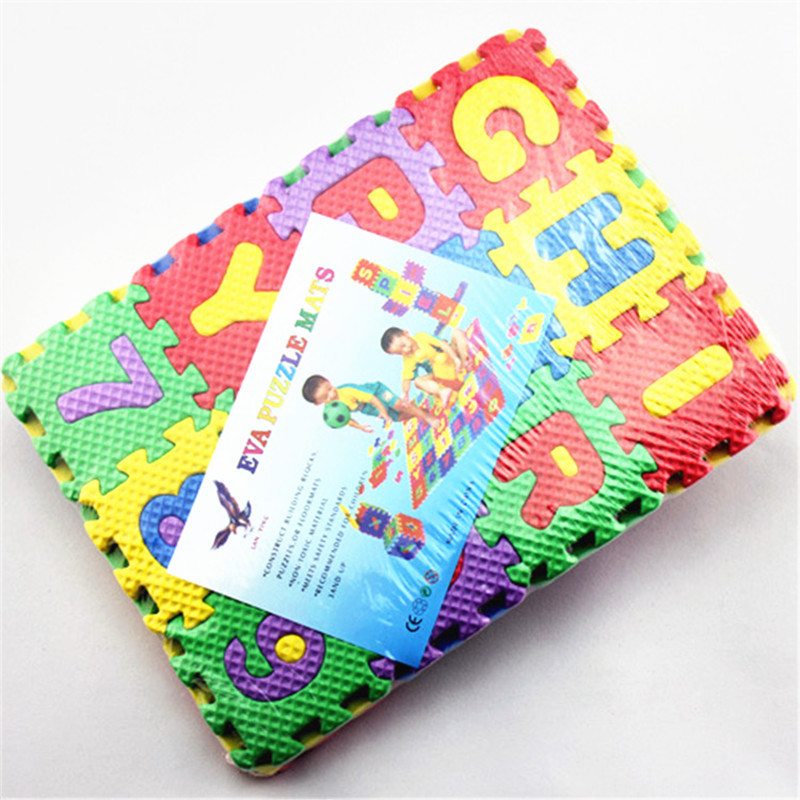 Factory direct supply of 6*6 letter puzzle toys, wholesale of children's puzzle toys, foam puzzle floor MATS Item Picture