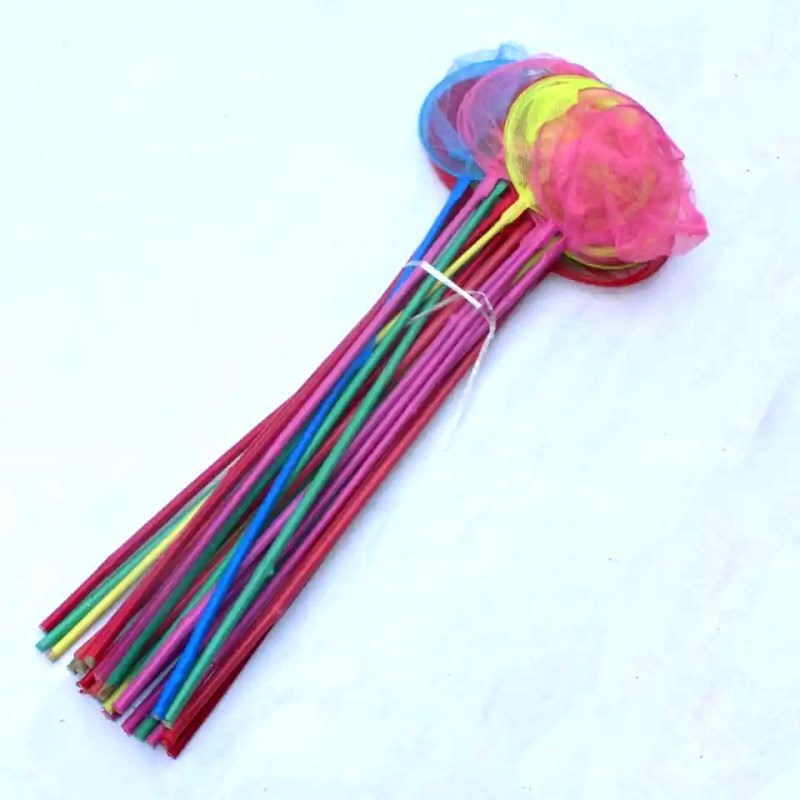 Total length 115 Children's insect net Butterfly net Fishing net Fishing net tool Bamboo fishing net