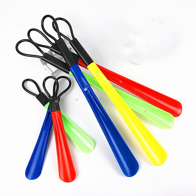 Lazy person's shoe straightener, plastic shoe puller, shoe puller, no bending over, shoe straightener, shoe handle