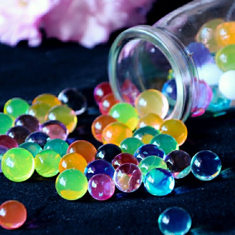 Factory direct supply of 6 packs of Ocean Baby bubble large beads in upgraded glass bottles, wholesale of colored crystal beads at 2 yuan Application Scenario