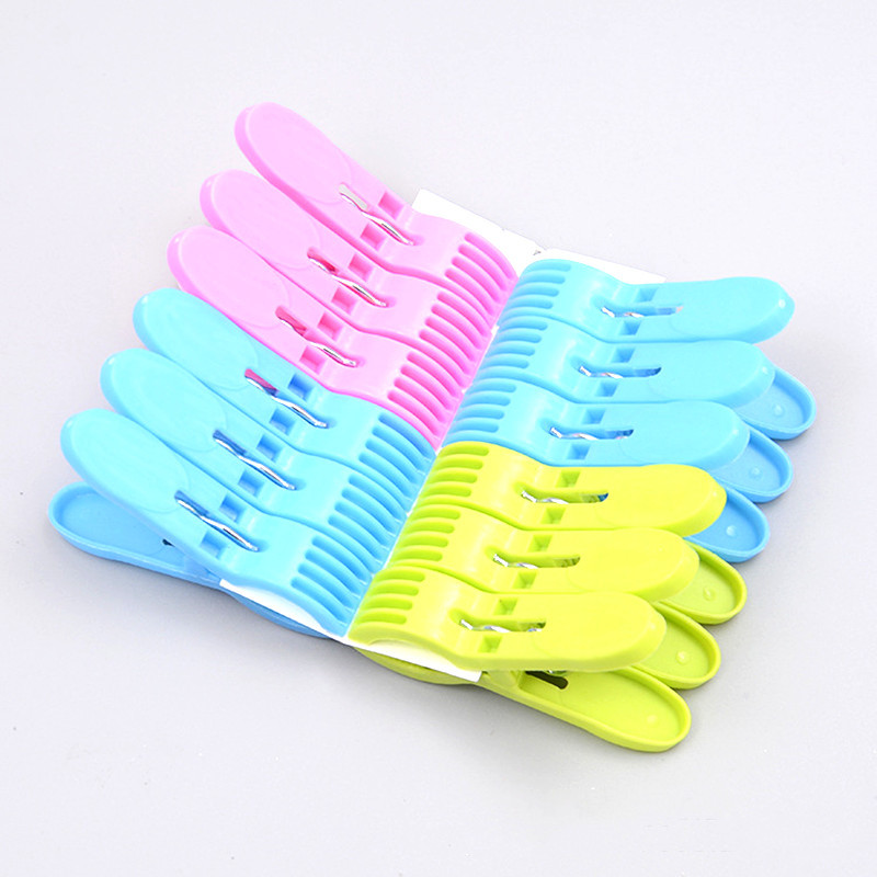 Wholesale of 12 plastic clips, clothes drying clips, underwear clips, and colored clips for one or two yuan Application Scenario