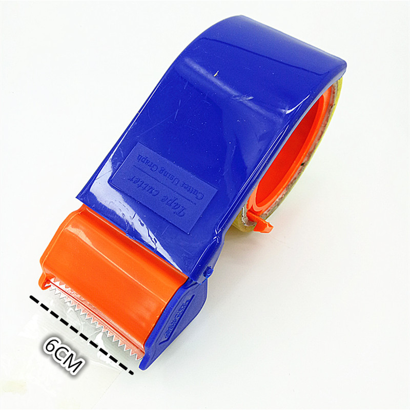 Factory direct supply of large plastic tape dispensers, box sealing tape holders, tape strip dispensers, and tape cutters for wholesale at two yuan